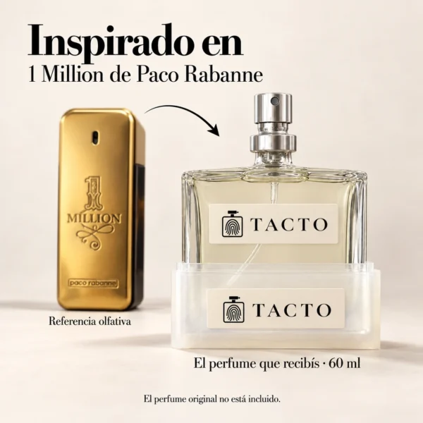 Frasco de Extracto - Inspirado en 1 Million de Paco Rabanne de TACTO